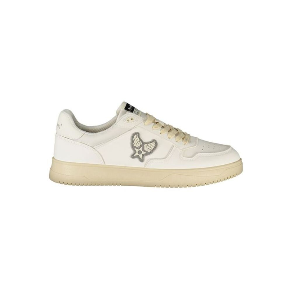 Avirex White Polyurethane Men's Men's Sneaker